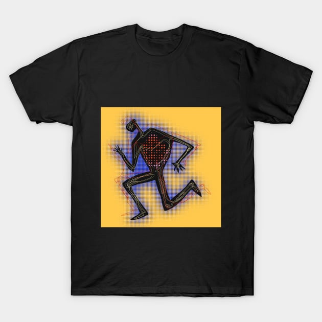Sprinting Man T-Shirt by AndyKalns Shop 